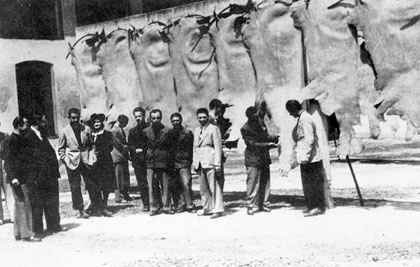 Bra, conceria in una foto d'epoca
