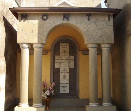 Tomba della famiglia Monti, Monastero Bormida, 