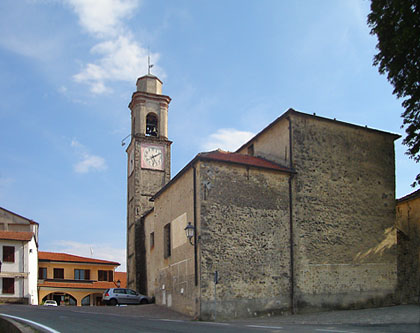 La piazza di San Benedetto Belbo,  