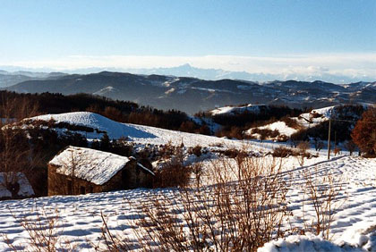 Inverno sulle colline del Monferrato